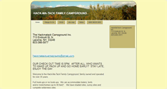 Desktop Screenshot of hackmatackfamilycamping.com